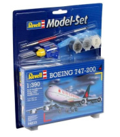 Revell Boeing 747-200 Fixed-wing aircraft model Assembly kit 1:390