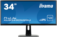 iiyama ProLite XUB3490WQSU-B1 LED display 86,4 cm (34") 3440 x 1440 px Quad HD Czarny
