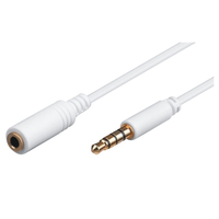 M-Cab 7200160 kabel audio 2 m 3.5mm Biały