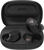 POLY Voyager Free 20 Black Earbuds +Basic Ladeetui