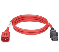 Panduit LPCA01X electriciteitssnoer Rood 0,6 m C14 stekker C13 stekker