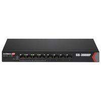 Edimax GS-3008P Netzwerk-Switch Managed Gigabit Ethernet (10/100/1000) Power over Ethernet (PoE) Schwarz