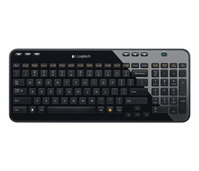 Logitech Wireless Keyboard K360 toetsenbord RF Draadloos QWERTY Italiaans Zwart