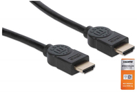 Manhattan 355346 HDMI kábel 1,8 M HDMI A-típus (Standard) Fekete