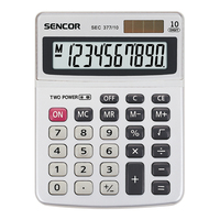 Sencor SEC 377/10 kalkulator Kieszeń Podstawowy kalkulator Biały