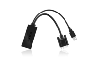 ICY BOX IB-AC512 0,235 m HDMI Type A (Standaard) VGA (D-Sub) + USB Zwart