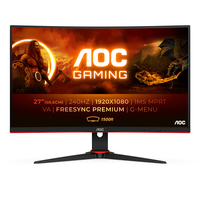AOC G2 C27G2ZE/BK monitor komputerowy 68,6 cm (27") 1920 x 1080 px Full HD LED Czarny, Czerwony