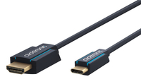 ClickTronic 44929 adaptador de cable de vídeo 2 m USB Tipo C HDMI tipo A (Estándar) Negro