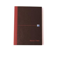 Hamelin 100080491 writing notebook A5 192 sheets Black, Red