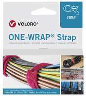Velcro ONE-WRAP vezetékkötegelő Kioldható kötegelő Polipropilén (PP), Tépőzár Kék 25 db