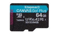 Kingston Technology Canvas Go! Plus 64 GB MicroSD UHS-I Class 10