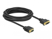 DeLOCK 86759 video kabel adapter 5 m DVI-A VGA (D-Sub) Zwart