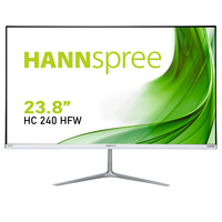 Hannspree HC240HFW computer monitor 60,5 cm (23.8") 1920 x 1080 Pixels Full HD LED Zilver, Wit