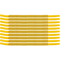 Brady SCNG-18-PLUS segnacavo Nero, Giallo Nylon 300 pezzo(i)