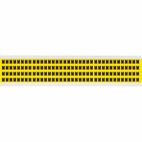Brady 3400-M etiket Rechthoek Permanent Zwart, Geel 3600 stuk(s)