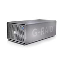SanDisk G-RAID 2 disk array 24 TB Desktop Roestvrijstaal