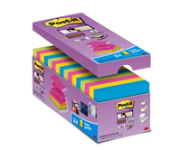 3M R330S16 note paper Square Blue, Green, Pink, Yellow 90 sheets Self-adhesive