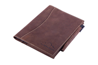 Alpenleder Schiller Notizbuch A5 Braun