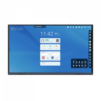 V7 IFP6501- interactive whiteboard 165,1 cm (65") 3840 x 2160 Pixels Touchscreen Zwart