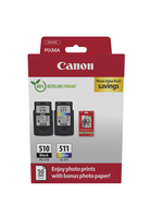 Canon 2970B017 inktcartridge 2 stuk(s) Origineel Zwart, Cyaan, Magenta, Geel
