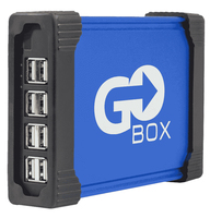 Go-Box GBC018K12 interface hub USB 2.0 Black, Blue