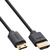 InLine Slim Ultra High Speed HDMI Cable AM/CM 8K4K gold plated black 1.5m