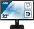 AOC 75 Series E2275PWQU computer monitor 54,6 cm (21.5") 1920 x 1080 Pixels Full HD LED Zwart