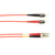 Black Box FOCMR10-006M-STLC-RD cable de fibra optica 6 m 2x ST 2x LC OFNR OM3 Rojo