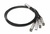Juniper JNP-100G-4X25G-3M InfiniBand/fibre optic cable QSFP28 SFP28 Czarny