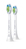 Philips Sonicare W2 Optimal White HX6062/10 2x Testine bianche per spazzolino sonico