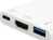 Equip 133461 base para portátil y replicador de puertos USB 3.2 Gen 1 (3.1 Gen 1) Type-C Blanco