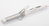 Adler AD 2106 Fer à friser À chaleur Métallique, Blanc 40 W