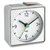 TFA-Dostmann Push Quartz alarm clock Silver, White