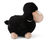 NICI Stehendes Kuscheltier Schaf schwarz GREEN 13 cm