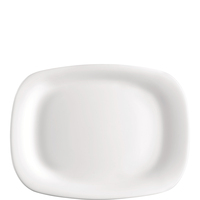 Bormioli Rocco Grangusto White Rechteckplatte 28x21cm, weiß, Opalglas