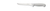 Ausbeinmesser 16 cm, weiß Giesser - Made in Germany Hochglanzpoliert- Klinge