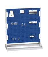 Produktbild - perfo Rack mit 40 Teilen, 6 Platten, 20 Haken, 10 Klem., 10 Halter