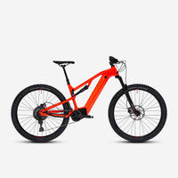29" Full Suspension Electric Mountain Bike E-expl 520 S - Bright Red - XL - 185-200CM