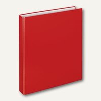 Veloflex Ringbücher "Basic", DIN A4, PP, 2 D-Ringe Ø 25 mm, rot