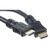 RS PRO Blende einfach, 3-fach Auslass HDMI, SVGA, USB A Buchse