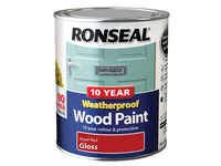 10 Year Weatherproof Wood Paint Royal Red Gloss 750ml