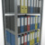 Grundregal, Büro-Fachbodenregal Stecksystem MULTIplus150, 2000 x 750 x 600 mm (HxBxT), 6 Fachböden, Längenriegel, verzinkt, mit Mittelanschlag