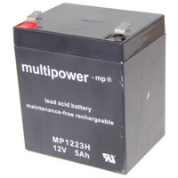 Multipower MP1223H ólomakkumulátor, nagy áramkapacitás 12V 5Ah