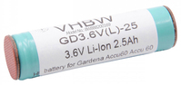 VHBW akkumulátor Gardena Accu60-hoz, 3,6 V, Li-Ion, 2500mAh