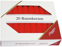 STEINHART Baumkerzen 100x13mm 02333-10 rot 20 Stück