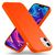 NALIA Neon Handy Hülle für iPhone 12 / iPhone 12 Pro, Slim Case Schutz Cover TPU Orange