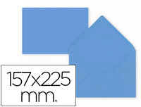 Sobre Liderpapel C5-Ea5 Azul Oscuro 157X225Mm 80 Gr Pack de 9 Unidades