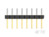 Stiftleiste, 10-polig, RM 2 mm, gerade, schwarz, 1-2355045-0