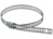 Kabelbinder, Edelstahl, (L x B) 225 x 7 mm, Bündel-Ø 58 mm, schwarz, UV-beständi