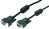 VGA Cable ST/BUblack 2x , Ferrit Core 3M ,